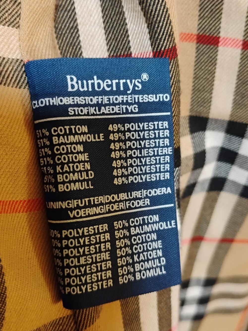Vintage Burberry Khaki Double-Breasted Trench Coat with Signature Check Lining - Picture 3 of 10